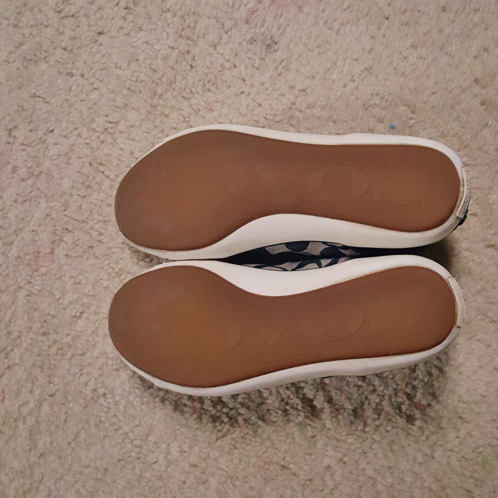 Coach Signature C With Black Sequin Trim - image 8